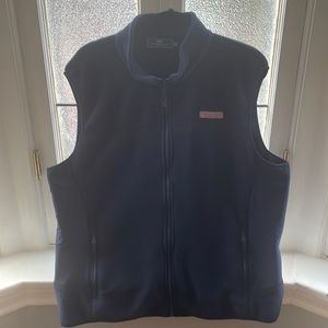 Mens Vineyard Vines Harbor Fleece Vest